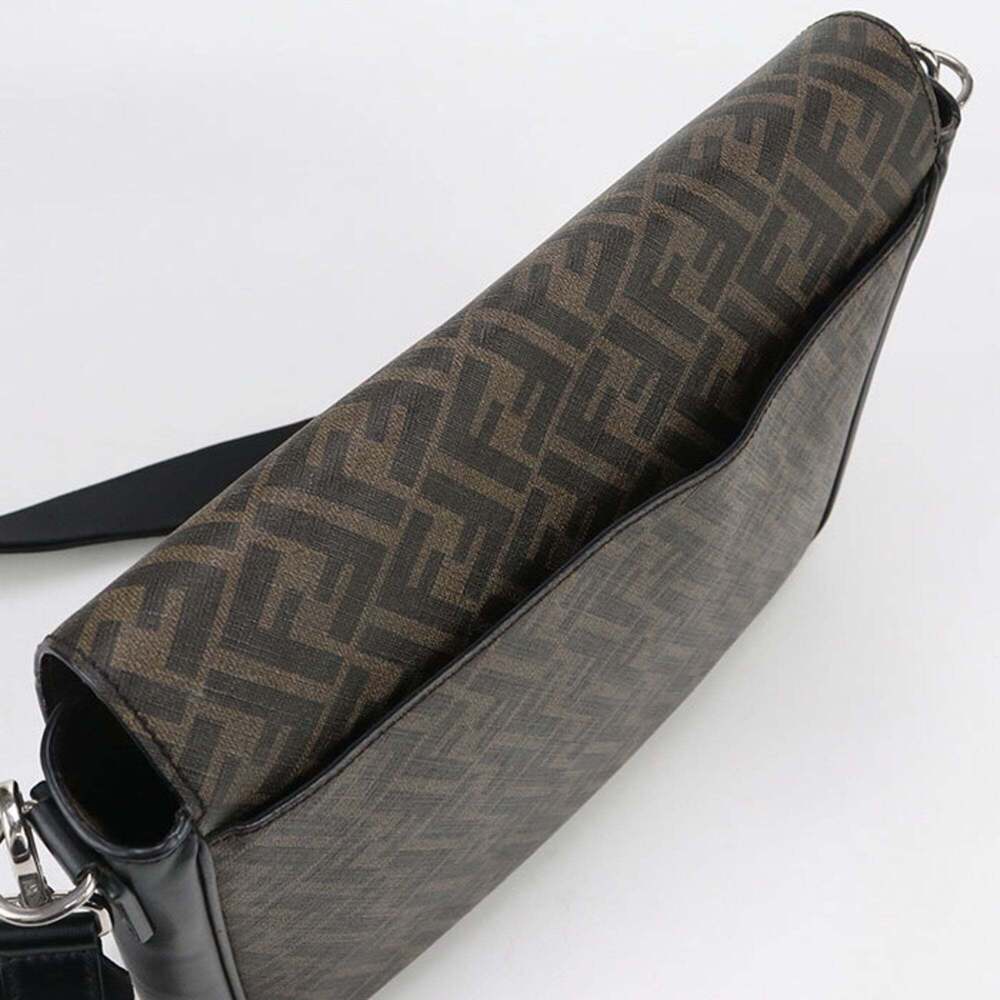 FENDI Diagonal Shoulder Bag 7VA521 A9XS Men's Brown - Picture 6 of 7